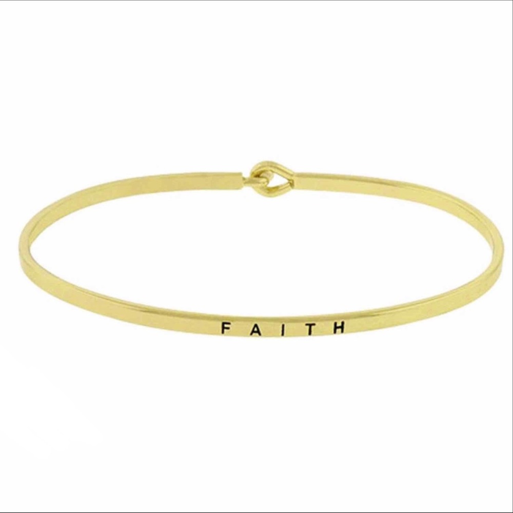 FAITH dainty hooked bracelet